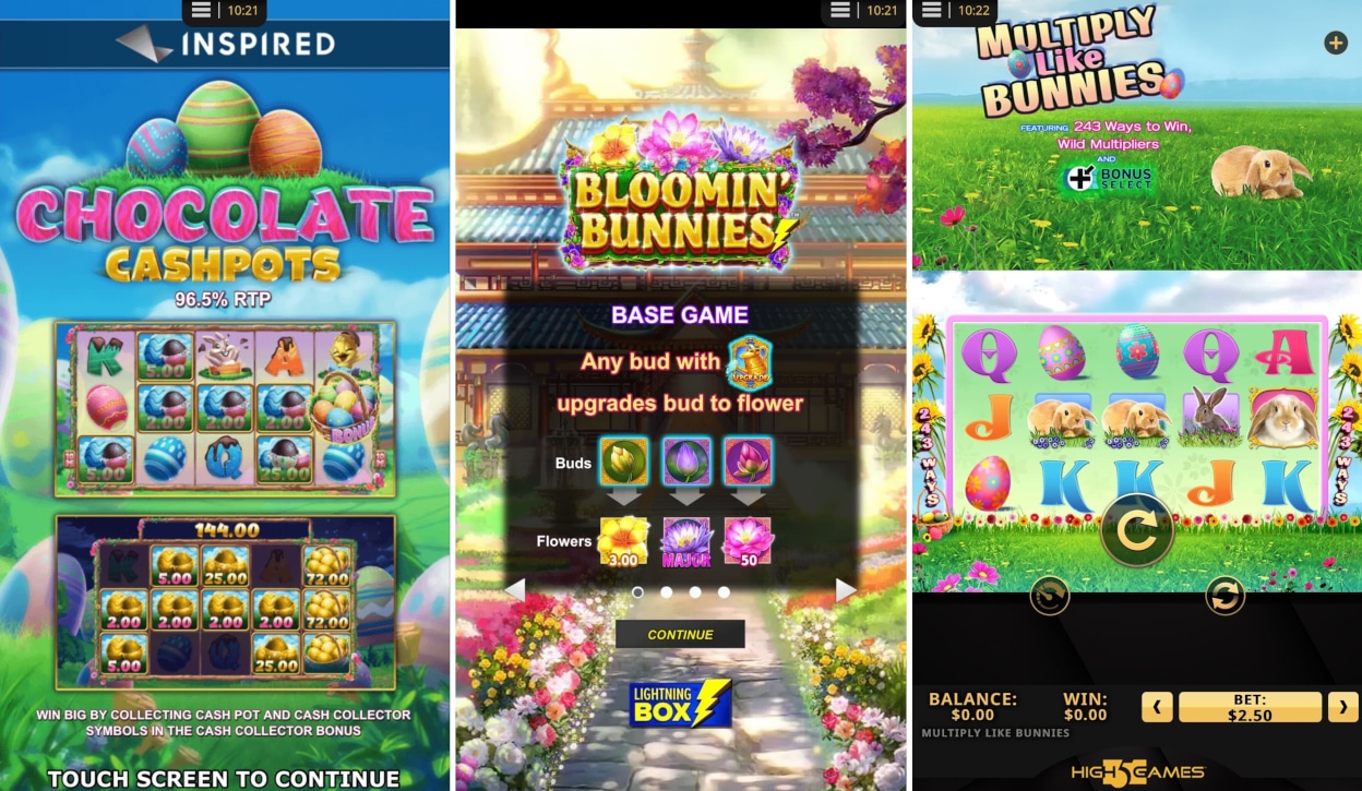 easter slots on hard rock bet