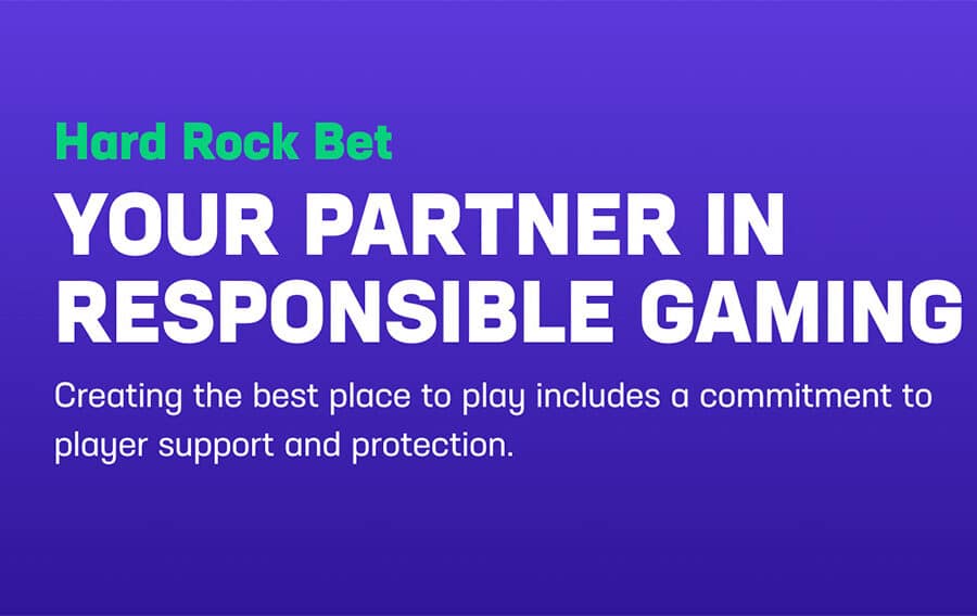 Hard Rock Bet's new responsible gaming website.